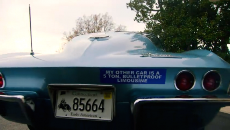 Barack Obama and Jerry Seinfeld in a 1963 Chevy Corvette Stingray on "Comedians in Cars Getting Coffee"