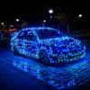 Car Decoration Blue Lights