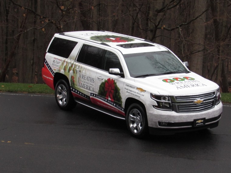 Chevrolet supports Wreaths Across America for Christmas