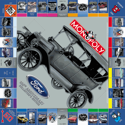 Ford Anniversary Edition Monopoly board game