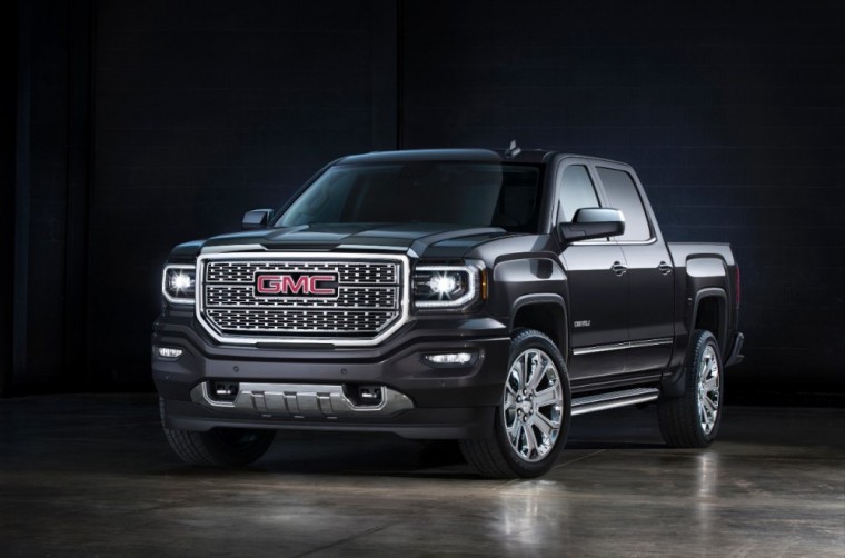 The 2016 GMC Sierra Denali is available with a 6.2-liter EcoTec3 V8 engine rated at 420 horsepower