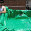 YouTube video shows guy making a hot tub in the back of his truck