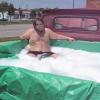 YouTube video shows guy making a hot tub in the back of his truck