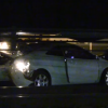 Honda Civic Coupe gets hit by train but keeps driving in video