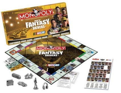 My Fantasy Drivers Edition Monopoly board game