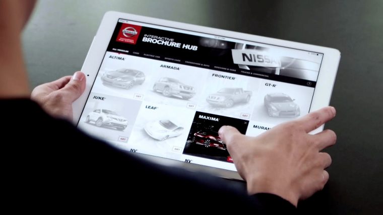 Nissan Interactive Brochure Hub