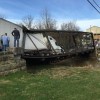 Semi Bridge collapse