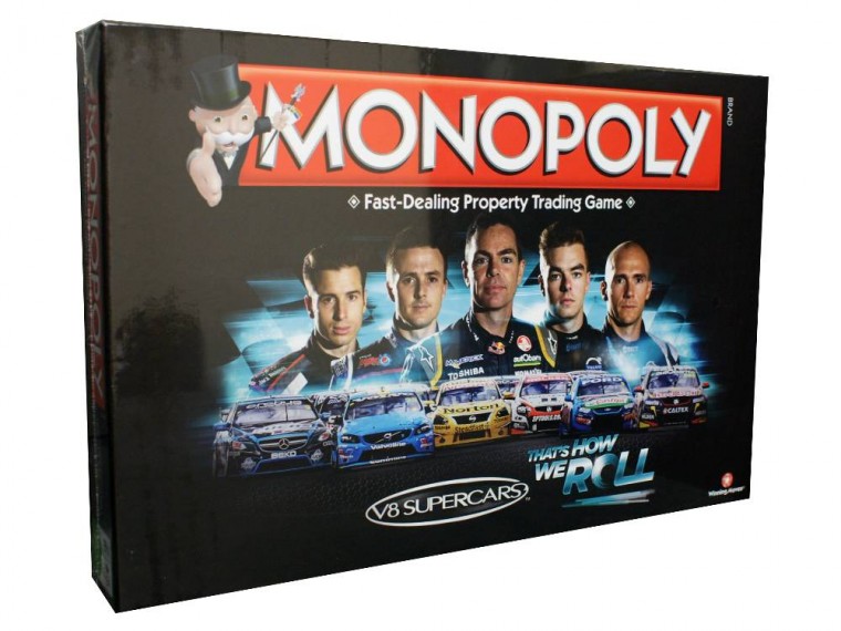 V8 Supercars Edition Monopoly board game