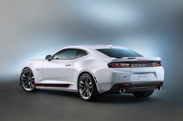 2016 Chevy Camaro White concept at SEMA 2015