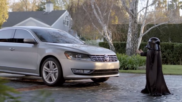 2011 Volkswagen Passat The Force star wars super bowl commercial