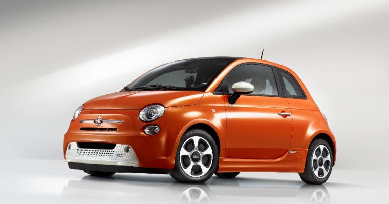 Exterior of the 2016 Fiat 500e