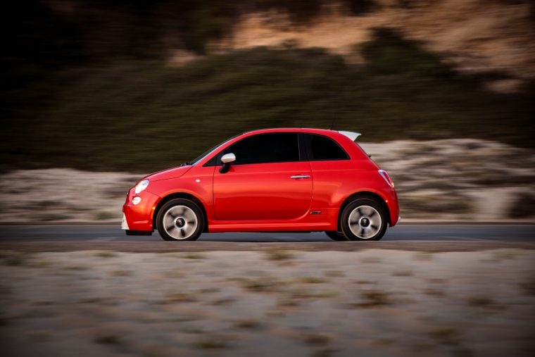 Exterior of the 2016 Fiat 500e