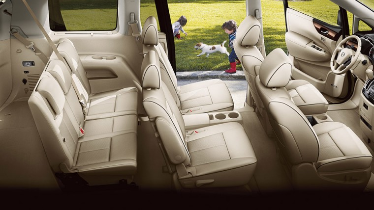 Sixteen cup and bottle holders come standard in the 2016 Nissan Quest