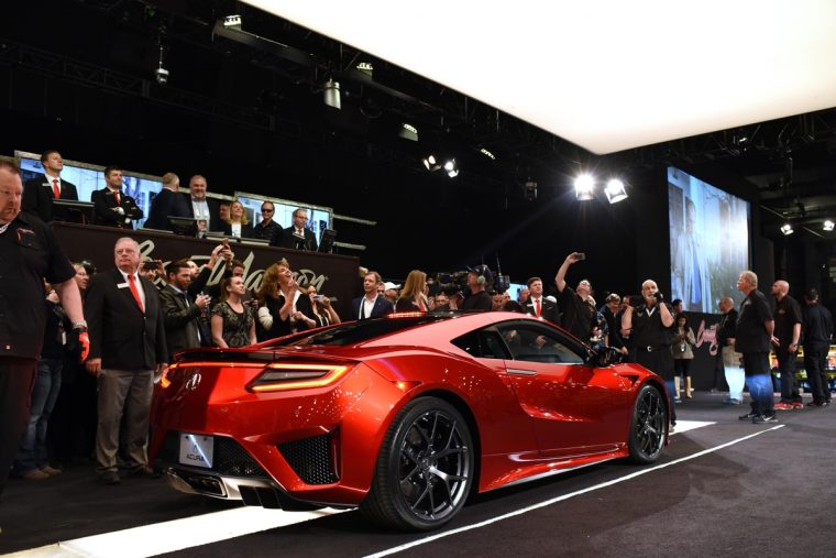 Rick Hendrick Bids $1.2 Million on First 2017 Acura NSX