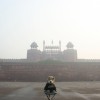 Red Fort in Delhi Smog