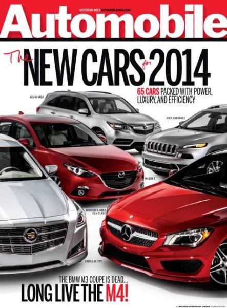 Automobile magazine cover