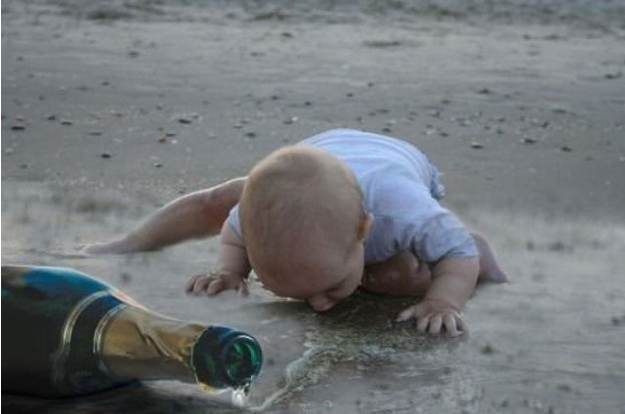 Baby Drinking