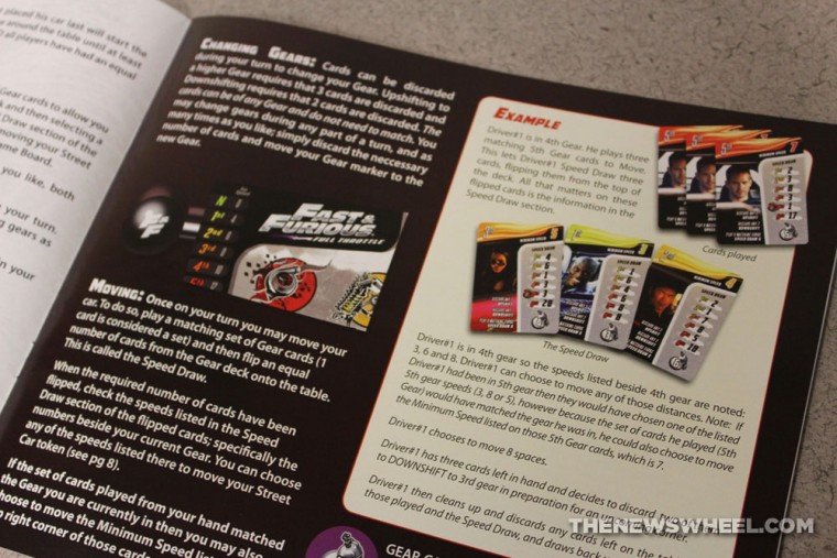 Game Salute Fast & Furious Full Throttle Street Racing Board Game Review instructions