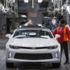 A Gen-Six Chevy Camaro being built at Lansing Grand River Assembly