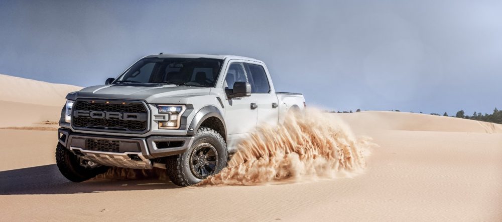 Gray F-150 Raptor SuperCrew Dunes