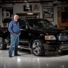 Jay Leno with his Harley-Davidson F-150