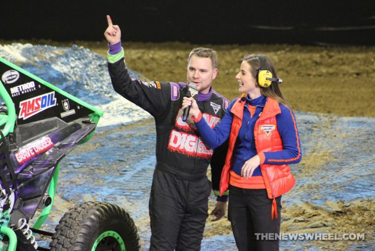 Monster Jam Show Dayton Grave Digger driver interview winner