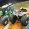 Monster Jam Show Dayton Zombie and Grave Digger trucks