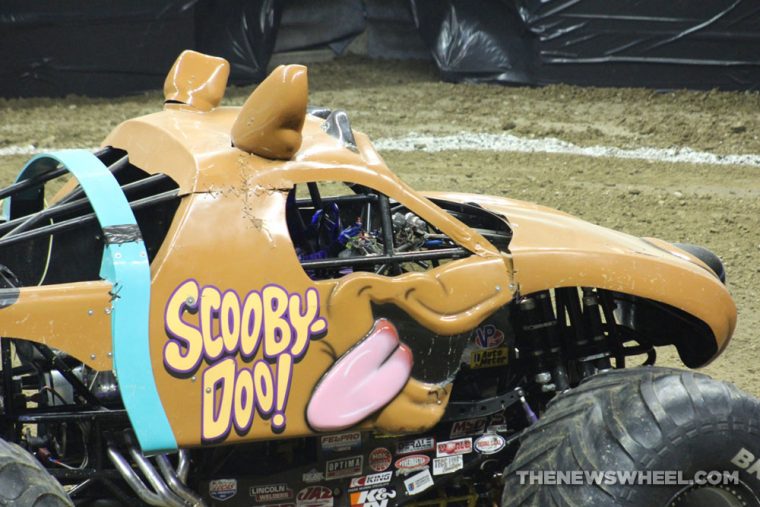 Monster Jam Show in Dayton Scooby Doo truck driver