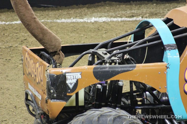 Monster Jam Show in Dayton Scooby Doo truck driver