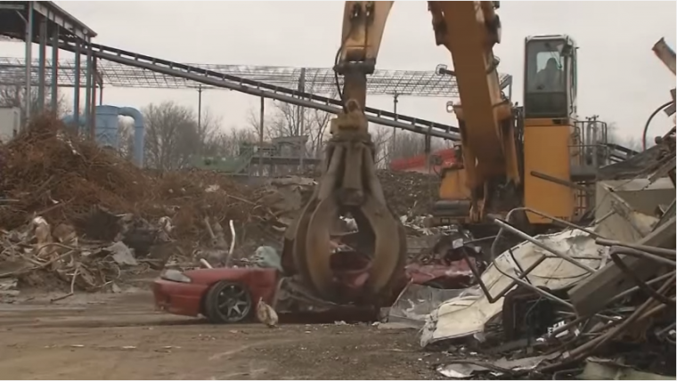 Nissan Skyline Destroyed