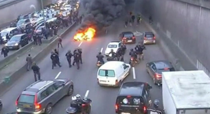 Paris Uber Protests