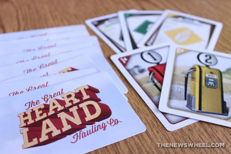 The Great Heartland Hauling Co. Trucking Board Game review cards