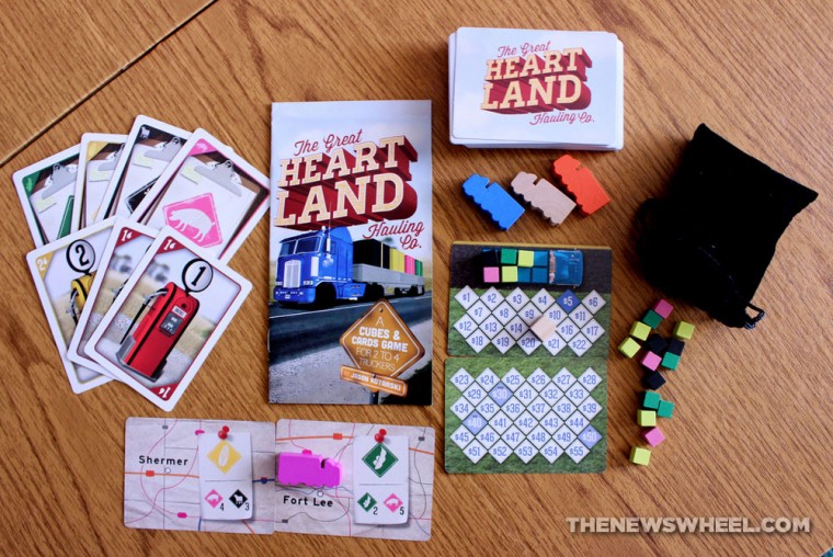 The Great Heartland Hauling Co. Trucking Board Game review unboxing