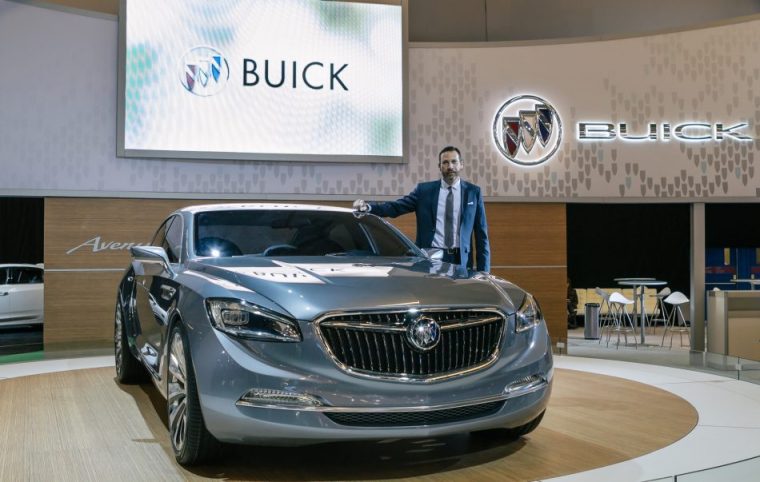 Vincent Boillot, Regional Manager - Sales - Eastern Canada, General Motors of Canada unveiled the Buick Avenir Concept at the 2016 Montreal International Auto Show