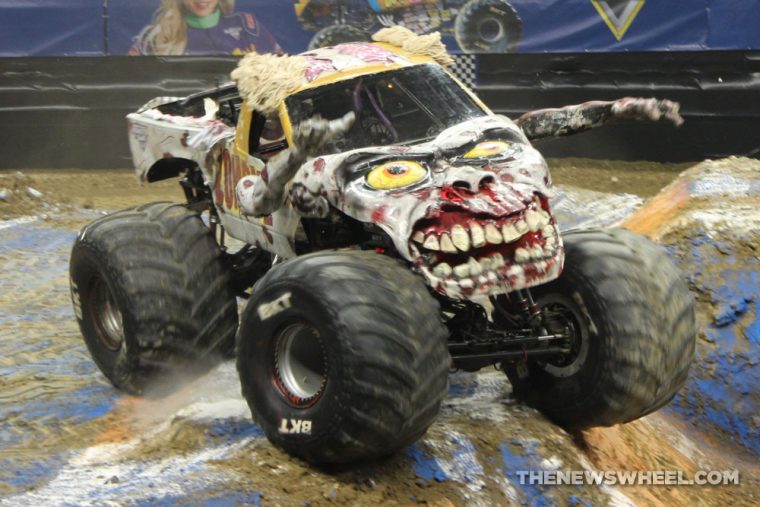 monster truck with teeth