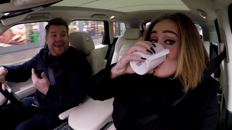 Adele James Corden INterview