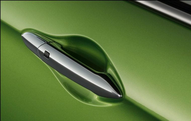 Chrome door handles are available for the 2016 Chevy Spark