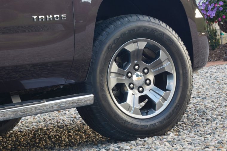 2016 Chevy Tahoe factory rims and tires