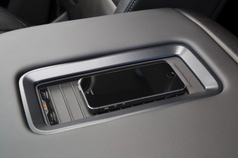 The '16 Cehvy Tahoe offers wireless charging