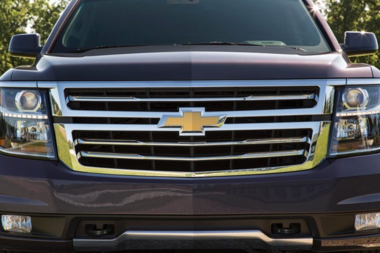 The 2016 Chevy Tahoe comes with a unique front grille