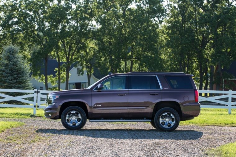 An electrical theft-deterrent system comes standard with the new 2016 Tahoe from Chevrolet