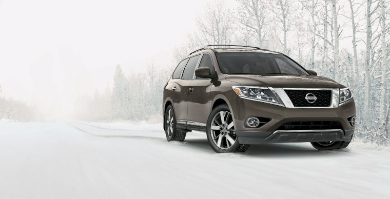 The 2016 Nissan Pathfinder can seat up to seven people and is powered by a 260 horsepower V6 engine