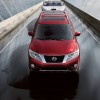 The 2016 Nissan Pathfinder can seat up to seven people and is powered by a 260 horsepower V6 engine