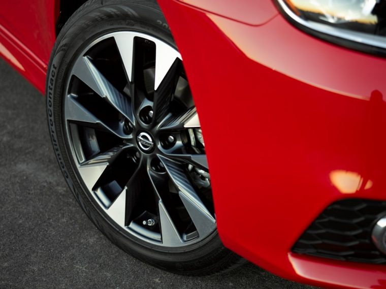 The 2016 Nissan Sentra comes standard with 16-inch steel wheels