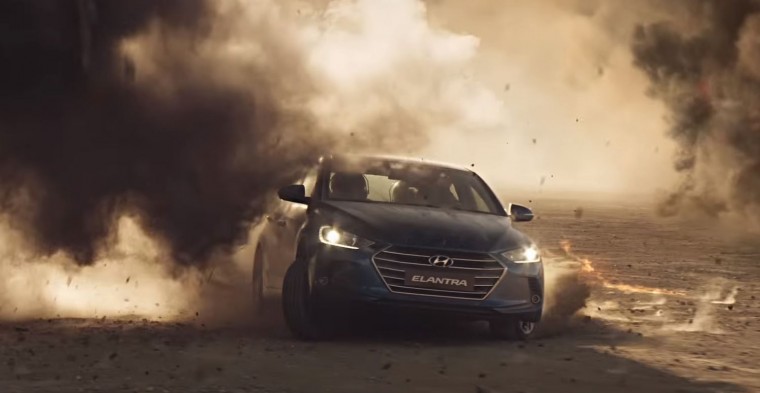 2017 Hyundai Elantra Space Shuttle Crew Rescue Extreme Boldness Commercial driving