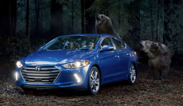 Bears Chase 2017 Hyundai Elantra in 2016 Super Bowl 50 ad