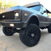 Blink 182 drummer Travis Barker has shared a photo of his newly finished custom Chevy K5 Blazer