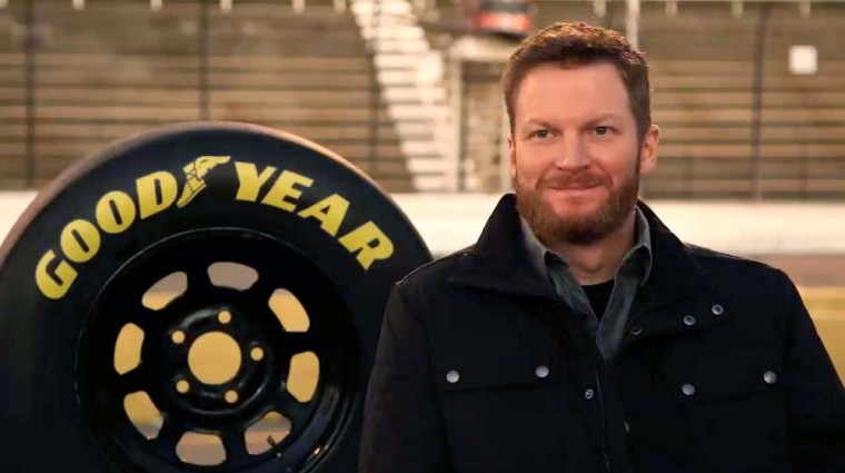 Racecar driverDale Earnhardt. Jr.'s new Goodyear commercial shows how he went from go-karts to NASCAR