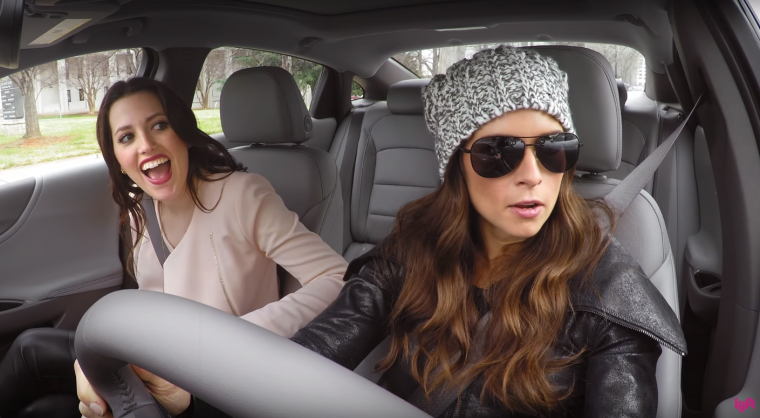 Danica Patrick in 2016 Chevy Malibu as Undercover Lyft Driver