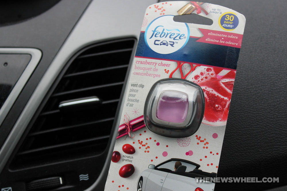Febreze Car Air Freshener, Vent Clip, Cranberry, Automotive